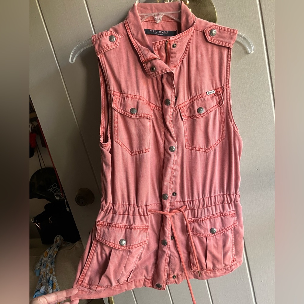 Max jeans cargo vest